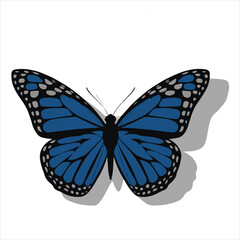 Elegant Wings, Black Butterfly Mark, Mystique in Motion Butterfly Design