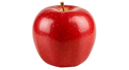 Red Apple PNG Transparent, White Background
