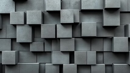 Abstract gray square blocks pattern