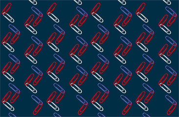 Paper clips pattern