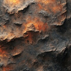 Fototapeta premium Seamless Fantasy Planet Terrain Background. Intricate Textures Inspired by Cosmic Landscapes