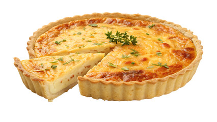 homemade quiche golden