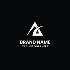Fototapeta premium A Letter Logo Design