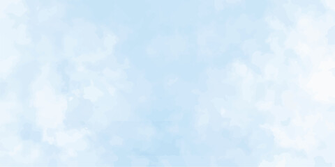 Abstract beautiful decorative lovely soft blue, white grunge watercolor texture background design.Abstract bright color watercolour background. Glamour template for design.