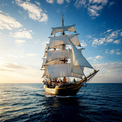 Obraz premium sailing ship
