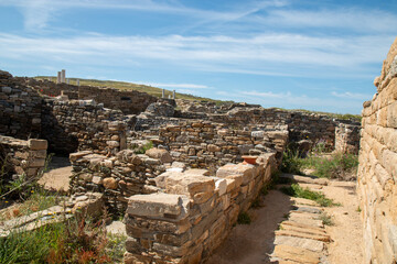 Delos island Archeological Site (in Greek Αρχαιολογικός Χώρος Δήλου)...