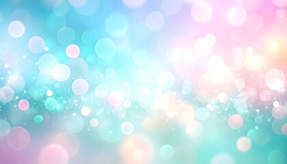 Obraz premium Bright abstract background of glitter vintage lights. Sparkling colorful glowing bokeh confetti