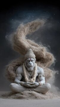Hanuman legacy: Ramabhakta devotion, Ramayana narrative, Pavanputra strength, hero, Anjaneya veneration, mythology figure, spiritual symbolism, epic strength, homage worship practices.