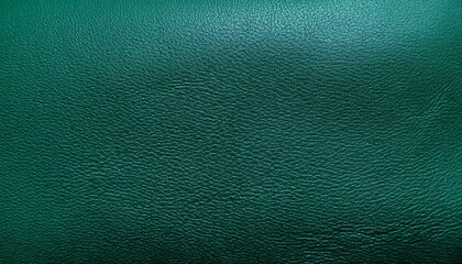 emerald color textured smooth leather surface background small grain