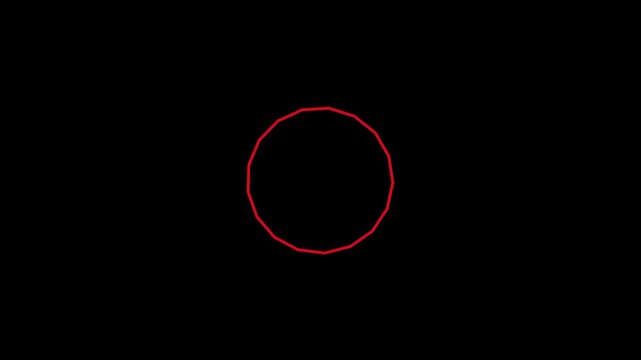 neon light glowing squre animation and loading sabar 4k stock video