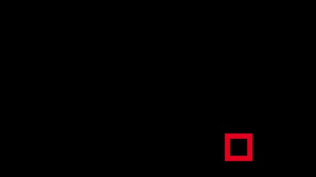 neon light glowing squre animation and loading sabar 4k stock video