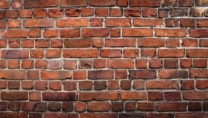 Obraz premium old red brick wall panoramic texture background