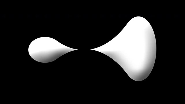 3d animation of liquid blobs with color gradients with developing and separating patterns is very beautiful
