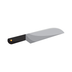 Kitchen chef knife icon. Vector