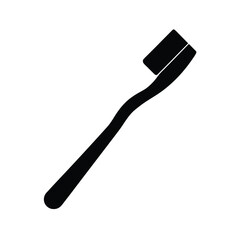 Toothbrush with Toothpaste Icon Vector