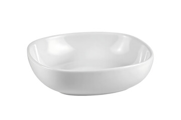 White bowl  isolated on white background PNG