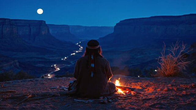 Native American ritual.