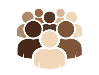 Diverse Group of People with Different Skin Tones Standing Together. Inclusion, Unity, Equality, Social Diversity, Community, Anti-Racism, Cultural Respect, Human Rights Awareness in Modern Society