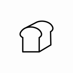 bread icon icon sign vector