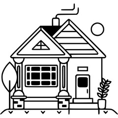 vector illustration of a house