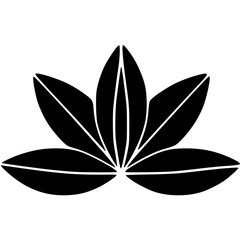 black and green leaves