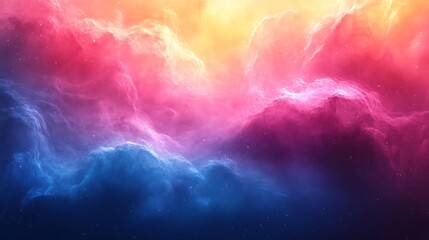 Fototapeta premium Vibrant pastel sky glowing clouds high resolution hd photo