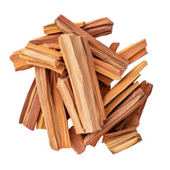 Sandalwood Serenity isolated on transparent background.