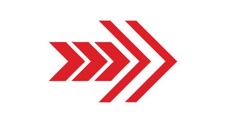 Red Right Arrow,Red Arrow Pointing Right,Red Arrow Illustration Isolated,Right-Pointing Minimalist Arrow Graphic on Transparent Background AI Generative