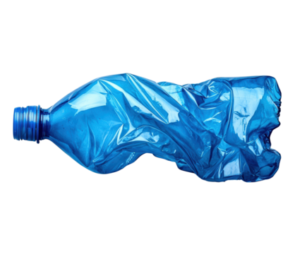 Environmental sustainability recycling bottles and raising awareness isolated on transparent background