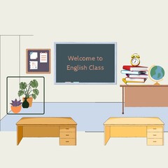 vector illustration of a living room
