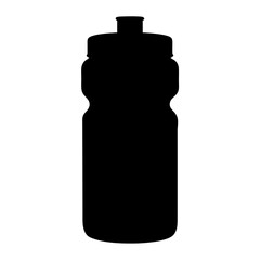 Silhouette of a generic water bottle frequently used by athletes and sports enthusiasts
