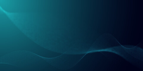 Abstract Blue Wave Background with Gradient Flow. Abstract Blue Wave Background with a wave-Inspired Flow. 