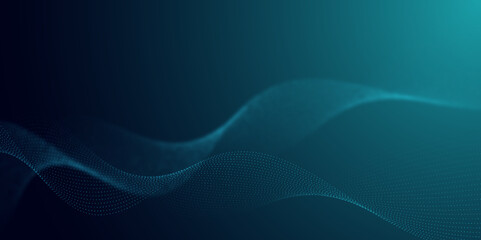 Abstract Blue Wave Background with Gradient Flow. Abstract Blue Wave Background with a wave-Inspired Flow. 