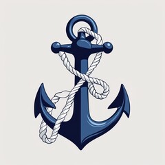 Nautical anchor graphic design
