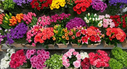 Overhead view of women in business suits sitting in a circle for a meeting in a bright modern space