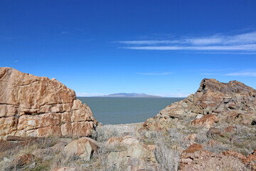 Fototapeta premium Antelope Island State Park, Utah 