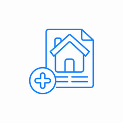 add house icon sign vector