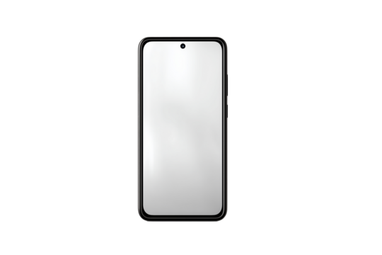 Modern smartphone mockup PNG with a transparent background

