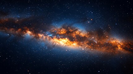 Milky Way galaxy filled with stars high resolution hd wallpaper