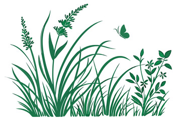 green grass vector