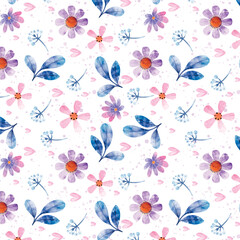 flowers pattern vector design illustration