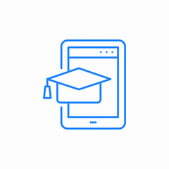 online learning icon sign vector