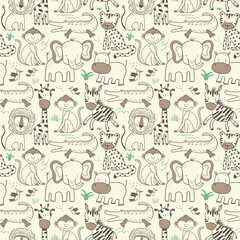 animal pattern vector design illustration