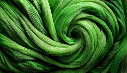 abstract swirled green fibre texture background