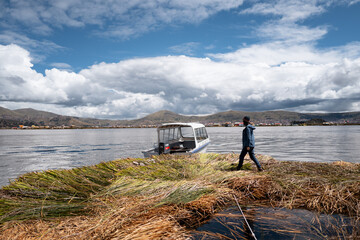 Walking the Floating Reeds of Titicaca