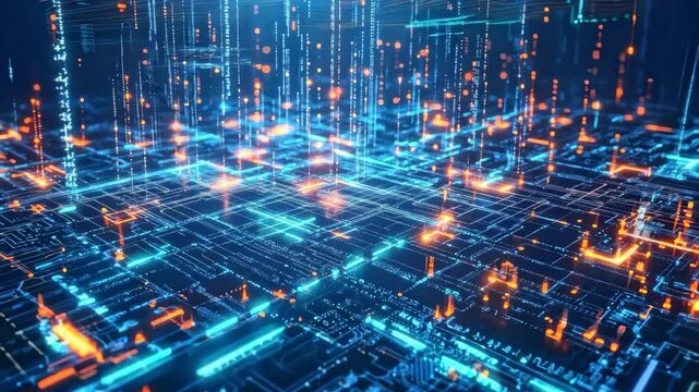Digital Circuit Board Data Flow
