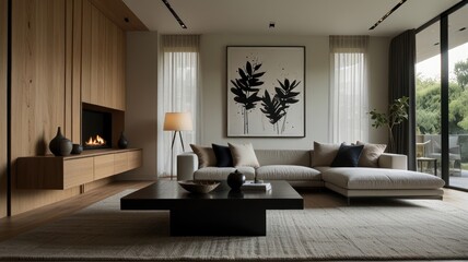 Modern Minimalist Living Room