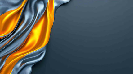 Luxurious abstract invitation template featuring metallic textures and soft lighting ideal for premium events