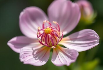 Fototapeta premium close up of a flower with a blurry background