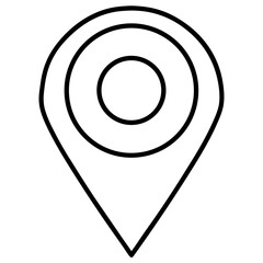 map pointer icon vector
